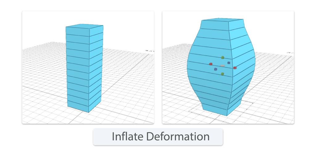 Inflate deformation
